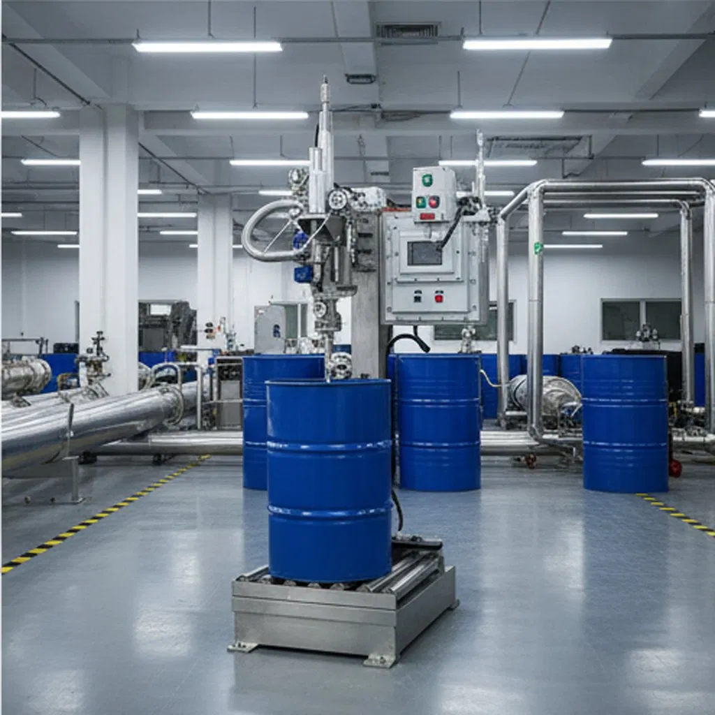 Efficient 208L Semi-Automatic Oil Drum Filling Machine for Industrial Use