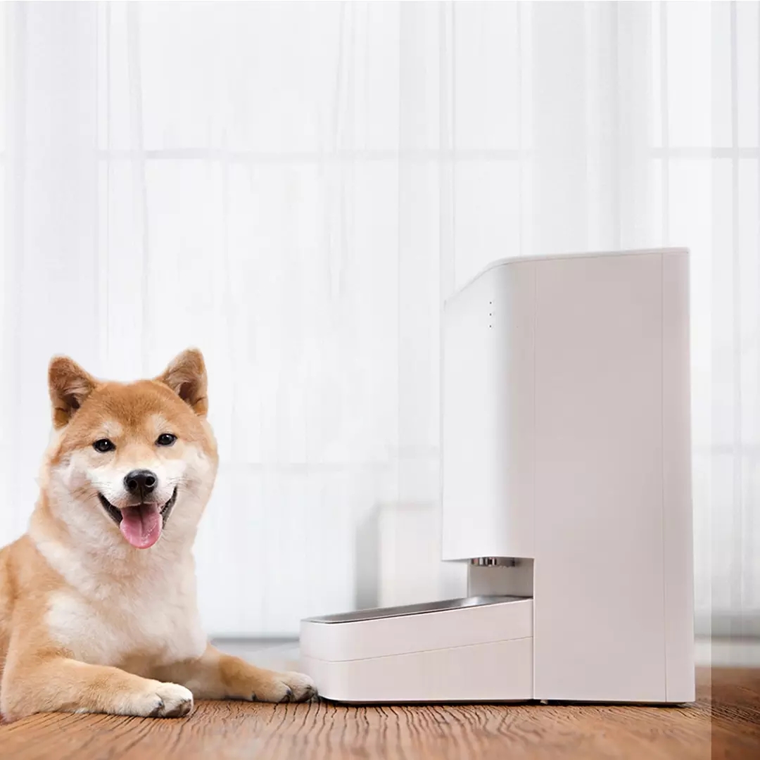Mi Mijia Smart Pet Feeder Automatic Feeding Timing Design Keep Food Fresh Make a Pet Diet Plan Work With Mi Home App