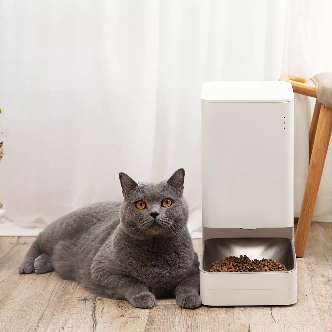 Mi Mijia Smart Pet Feeder Automatic Feeding Timing Design Keep Food Fresh Make a Pet Diet Plan Work With Mi Home App