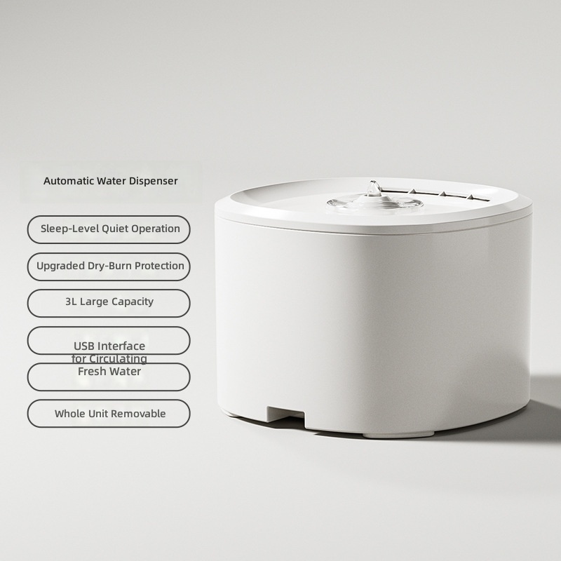 Automatic Feeding Device for Cats and Dogs Timed Quantified Feeding WiFi Remote Control Charge 4L Large Capacity Durable ABS