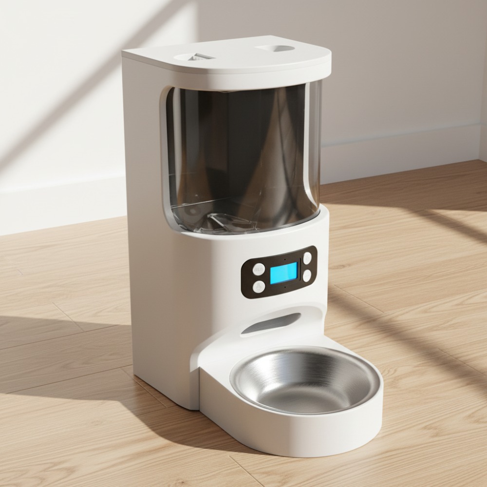 Luxurious Design Large Food Container Multi Pets Dog Feeder Automatic Feeder Nice for Indoor Family Home