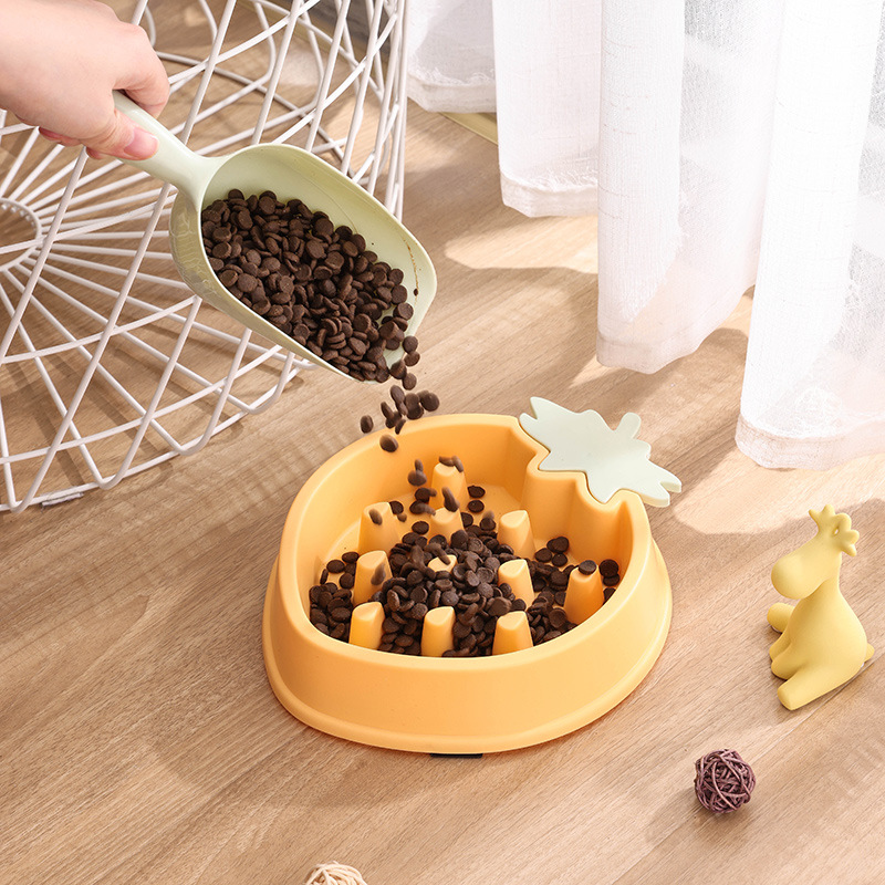 Pet Large Dog Feeding Bowls Eating Feeder Dish Prevent Obesity Pet Dogs Supplies Non-slip Slow Down Food Bowl Non-slip