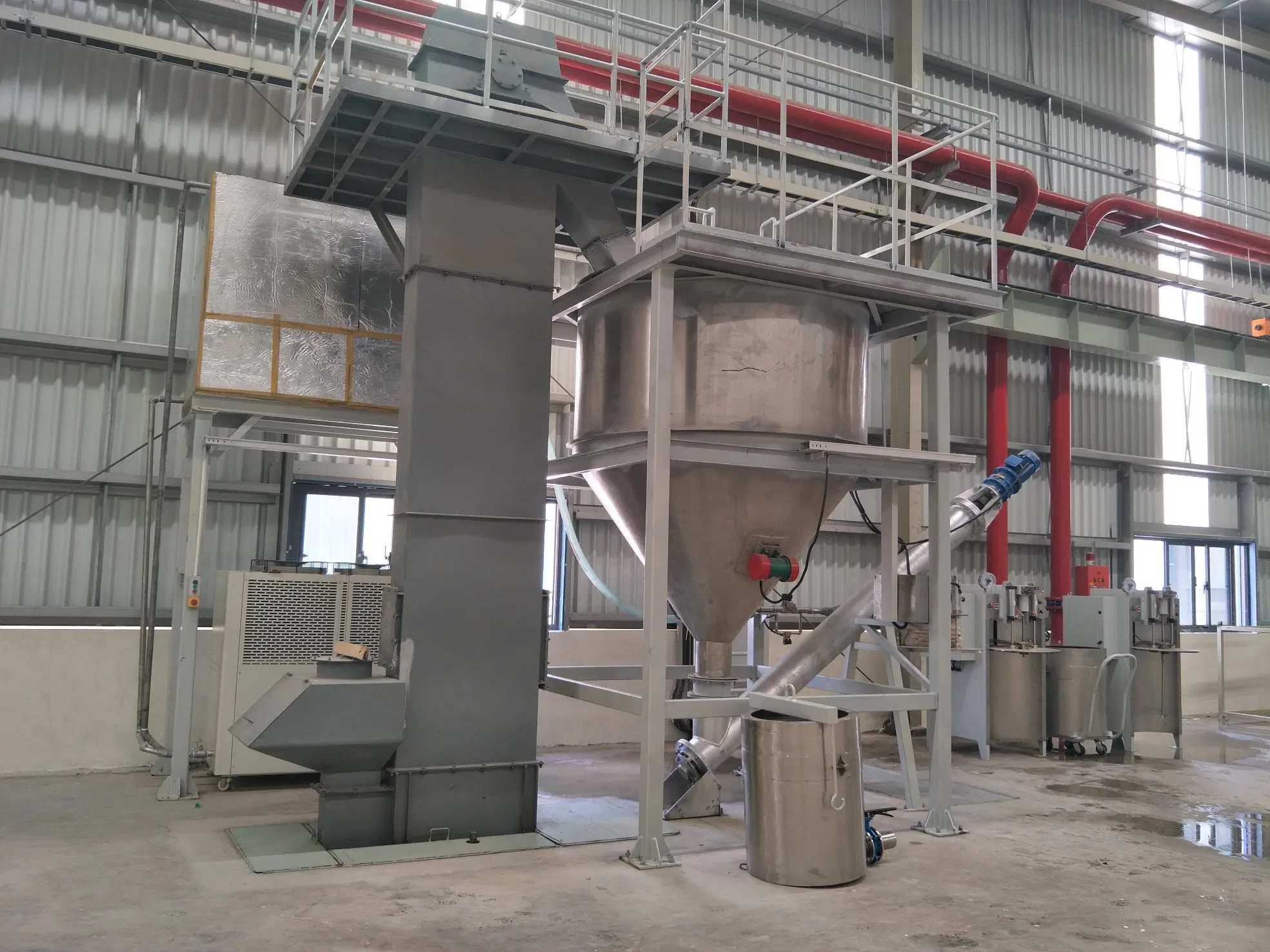 Single Working Station for Plaster Feeding Weighting System