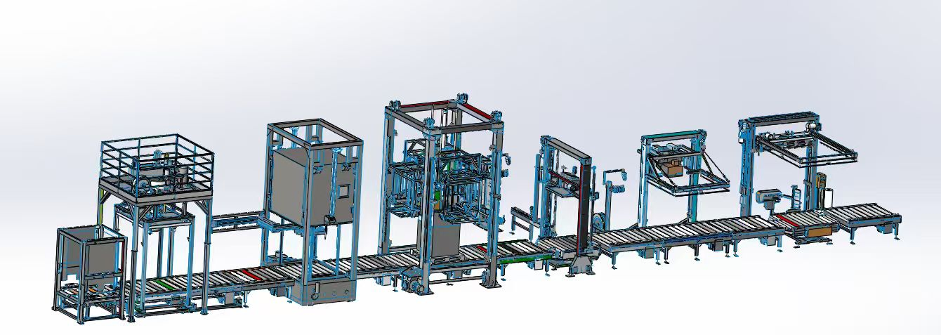 Advanced Fully Automatic Ton Bag Packaging System for Efficient Production