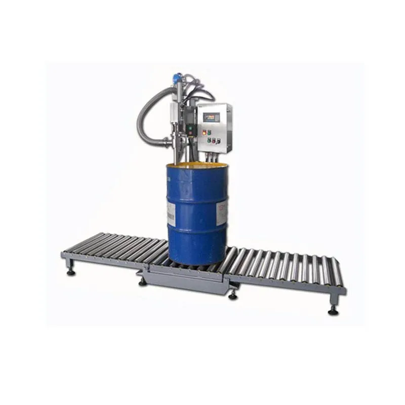 Detailed features of semi-automatic chemical drum filler