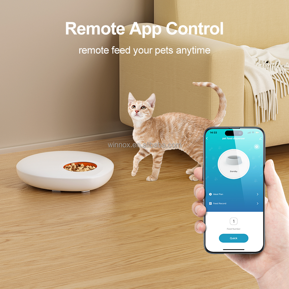 Smart Electronics Products Cat Dry Wet Food Bowl Smart App Timed Feeding Dispenser Dog Automatic Refrigerated Freshness Feeder