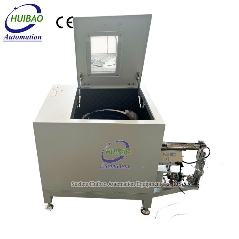 Automated Curved Parts Vibratory Bowl Feeder Feeding System With Lifting Mechanism Custom Automated Assembly Solution