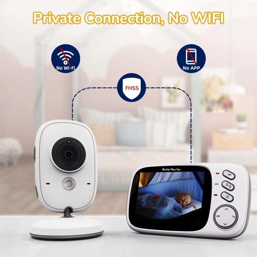 Wireless Baby Monitor Camera Night Vision