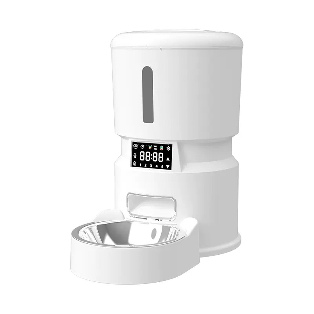 Smart Pet Feeder with Timed Feeding and Voice Prompts 4L Large-Capacity Automatic for Dogs and Cats