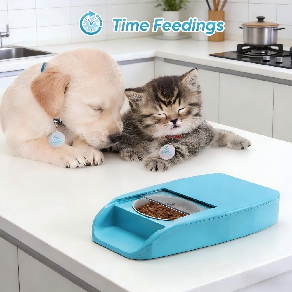 Next-Gen Smart Pet Feeder: Remote-Enabled, Scheduled Feeding for Happy Cats and Dogs