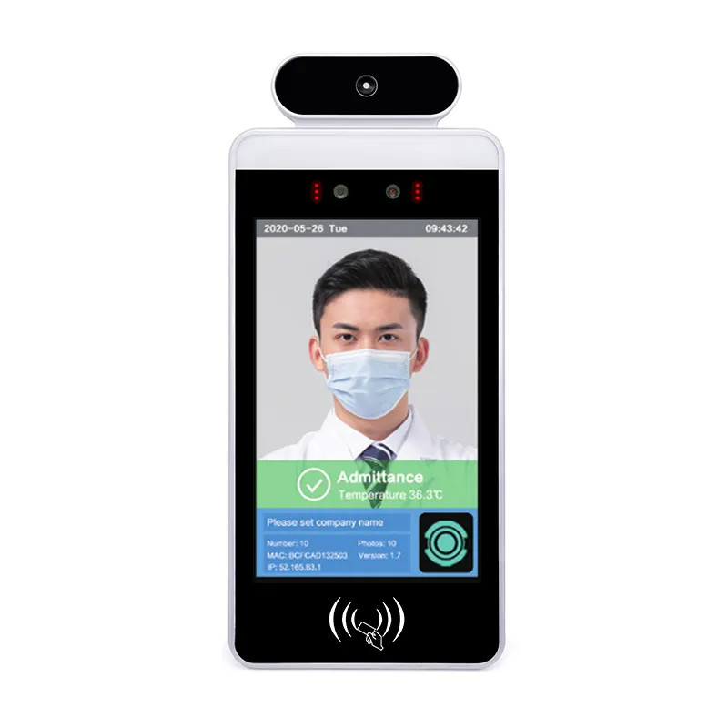 Facial Recognition Thermometer Front View