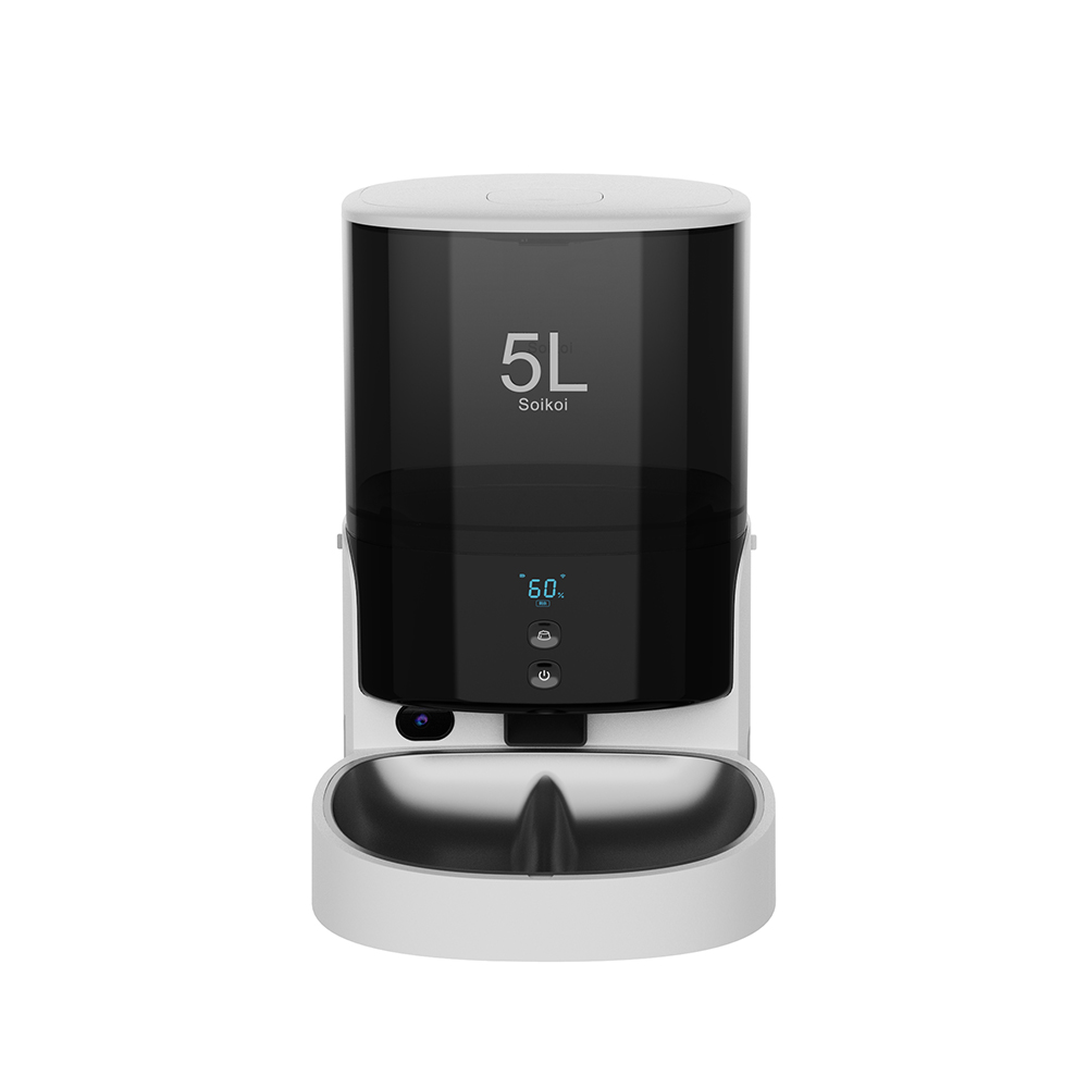 YHpet 5L WiFi APP Smart Multi-cat Health Management Automatic Feeder for Cats