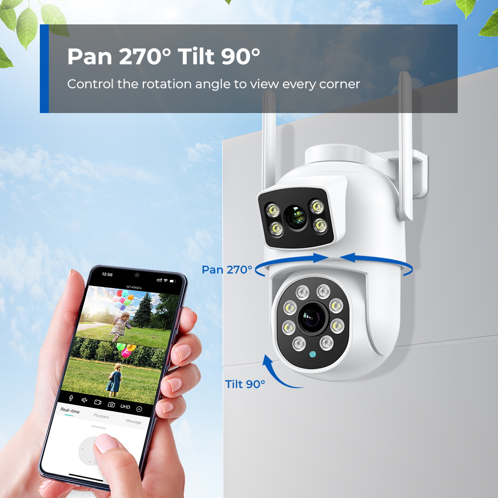Pan/Tilt Control & Digital Zoom