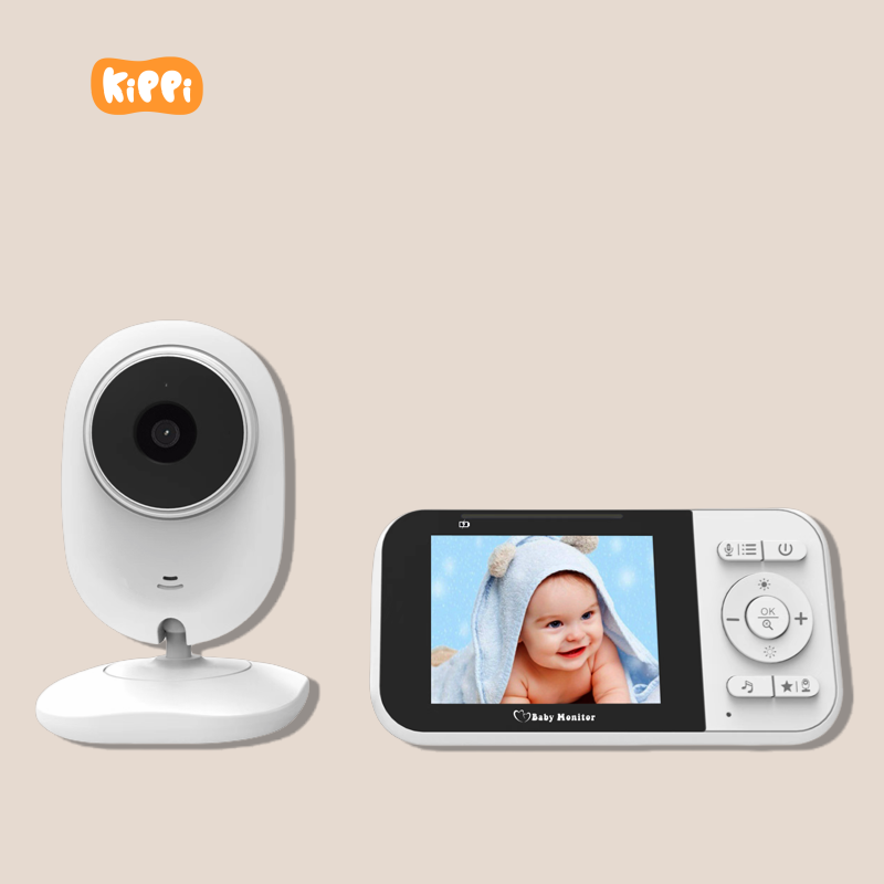 Baby Monitoring 2.8 Inch 2.4G Wireless Connection Baby Camera Sound Monitoring Temperature Monitoring Scheduled Feeding