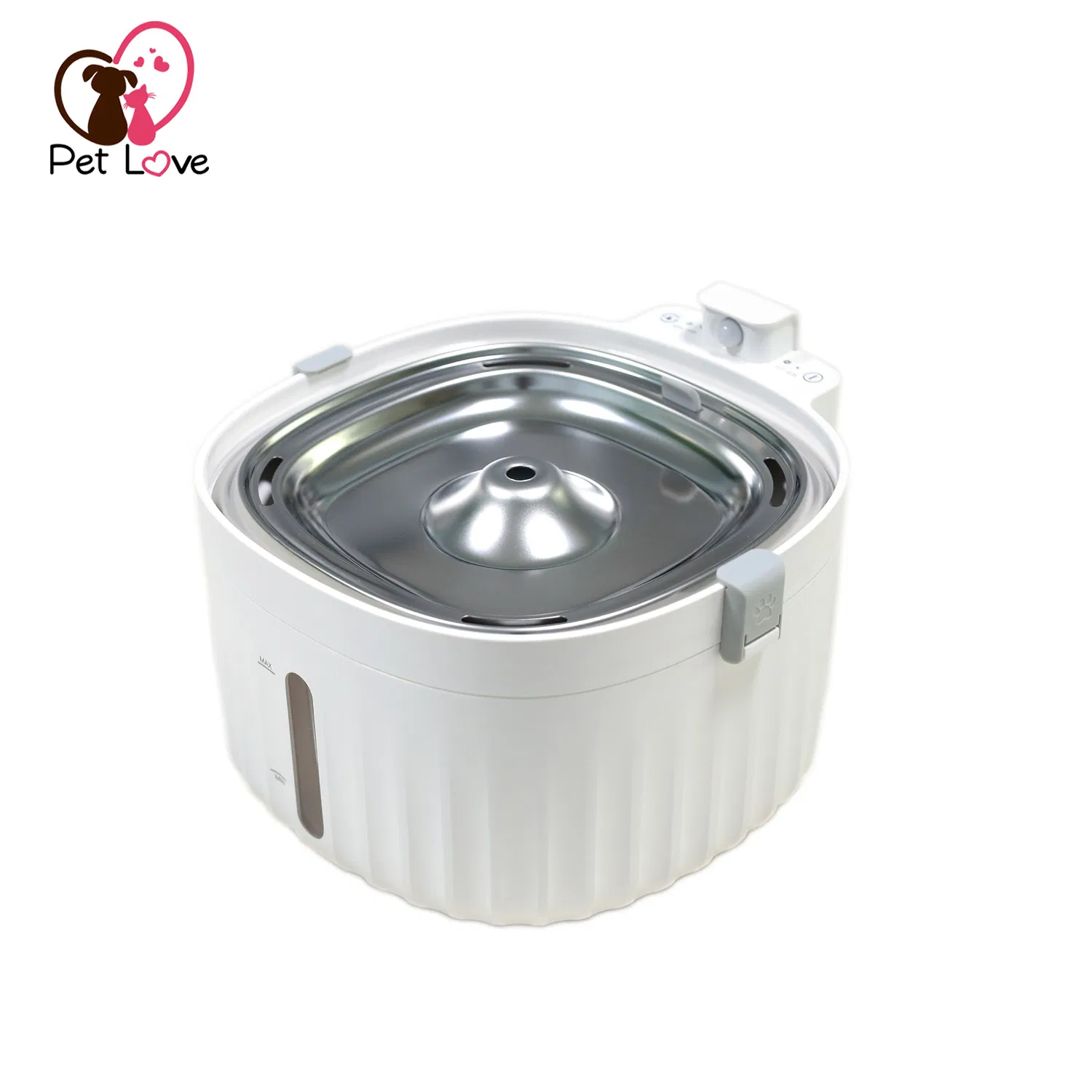 Fx902s Smart Pet Water Bowl 1.9L Auto Water Dispensing Rechargeable Battery USB