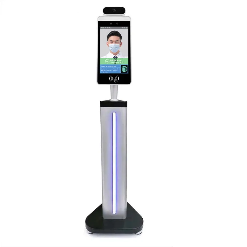 Facial Recognition Thermometer Interface Dimensions