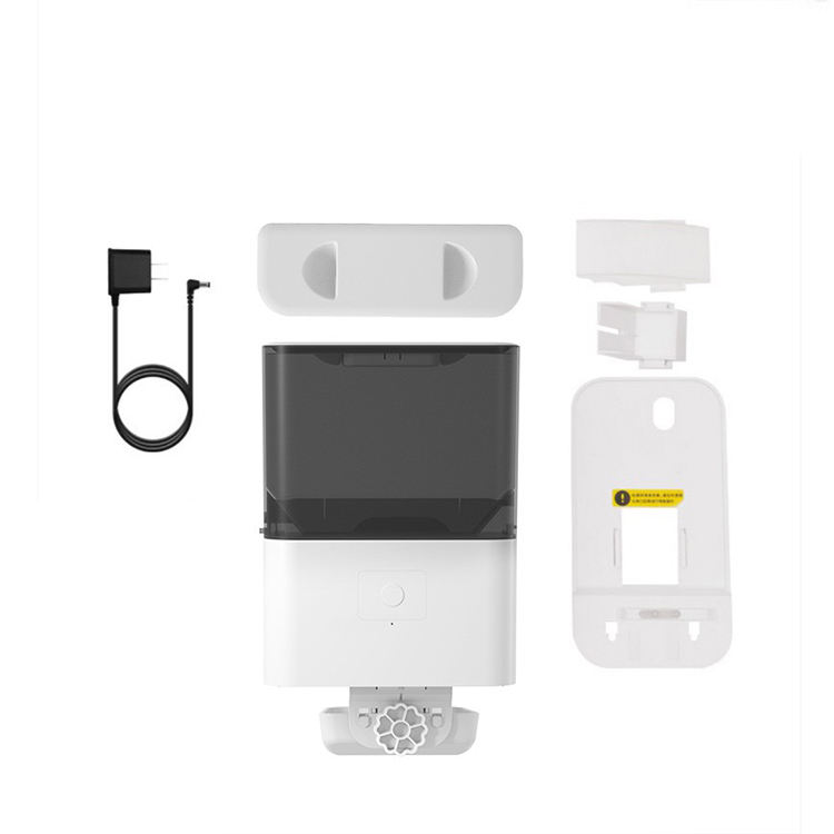 OEM 2.3L Plastic Pet Feeder Smart Button Remote Portion Control Timed Feeding Hanging Cage Design for Convenient Pet