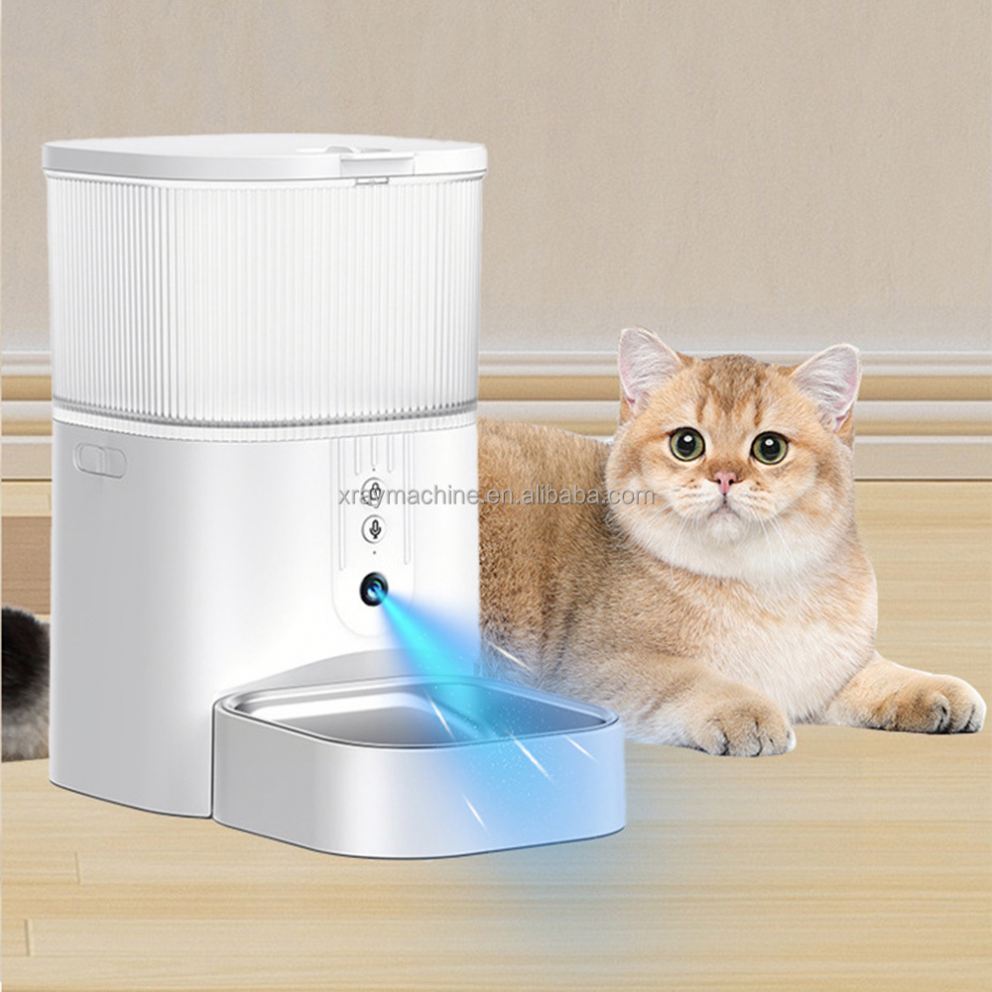 Fatali FTL-X35 Automatic Remote Pet Feeder Eco-Friendly Adjustable Portion Control Dispenser Scheduled Feeding Timer for Cats