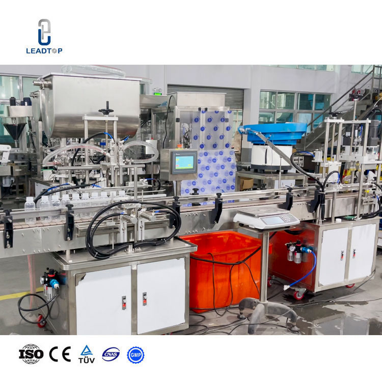 12-Head Automatic Liquid Filling Machine With Magnetic Pump For Water Oil Beverage &amp; Liquor Quantitative Dispensing Machine