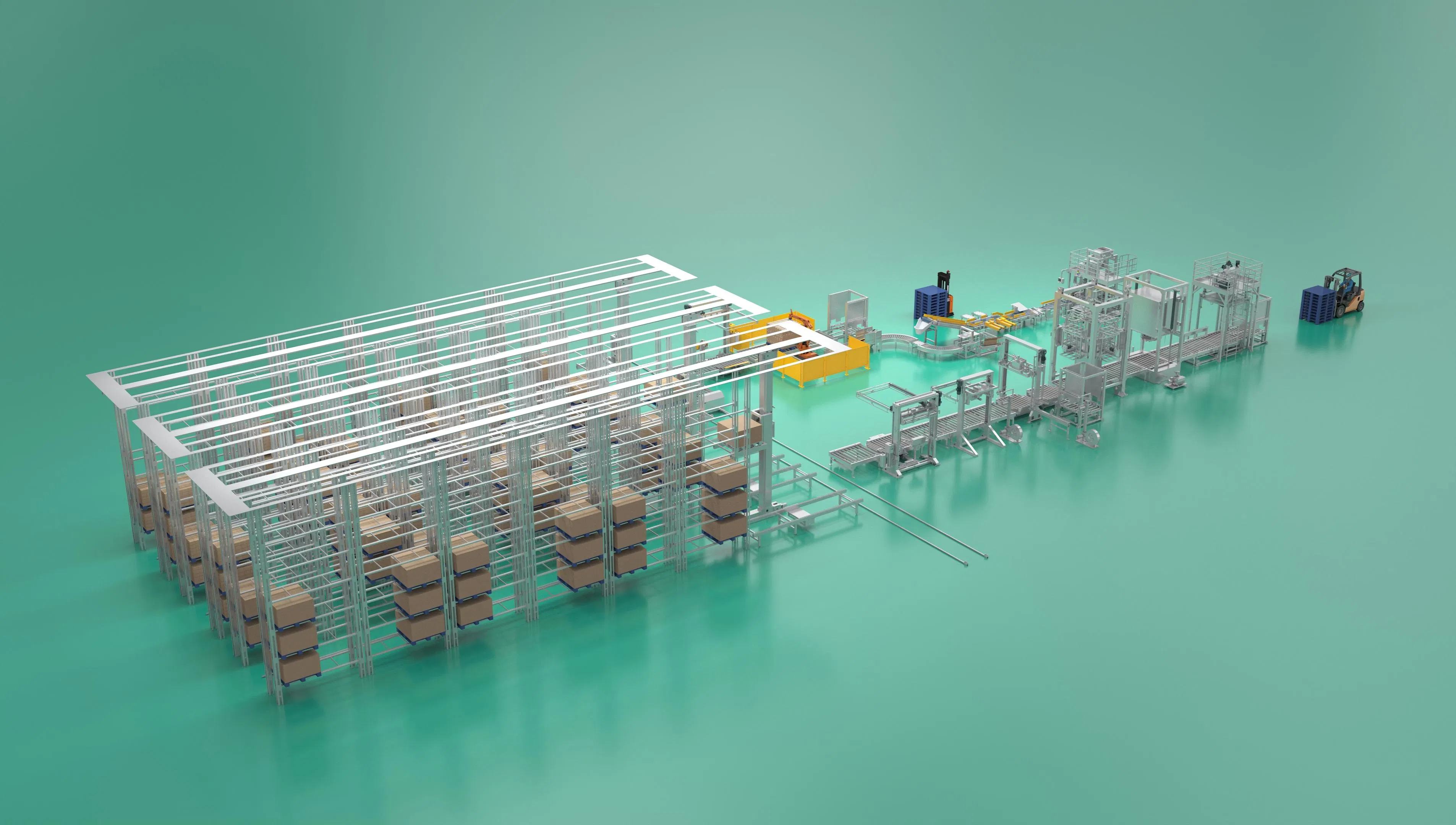Versatile High-Speed Bag Packing System for Efficient Packaging