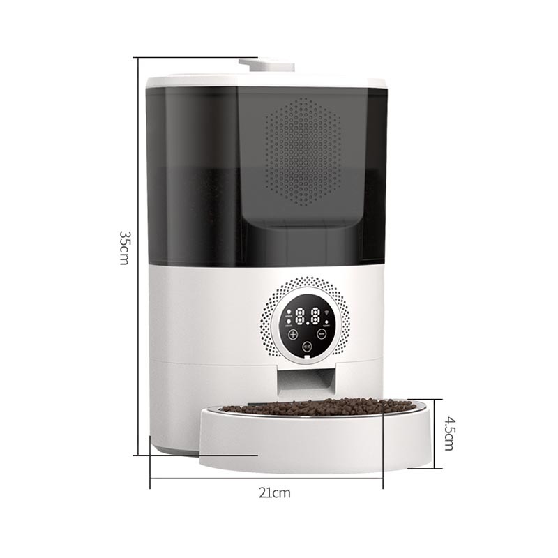 2025 Smart Pet Feeder Automatic Cat and Dog Food Dispenser with Large Capacity Portable Charge Source for Long Trips