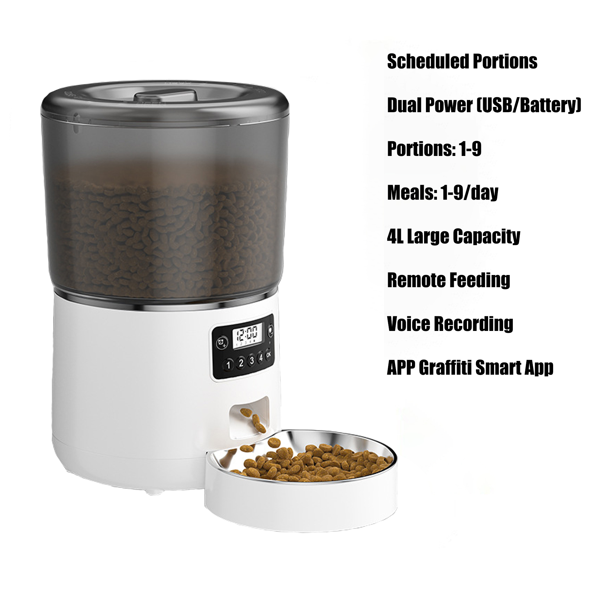 Automatic Pet Feeder Detail 7