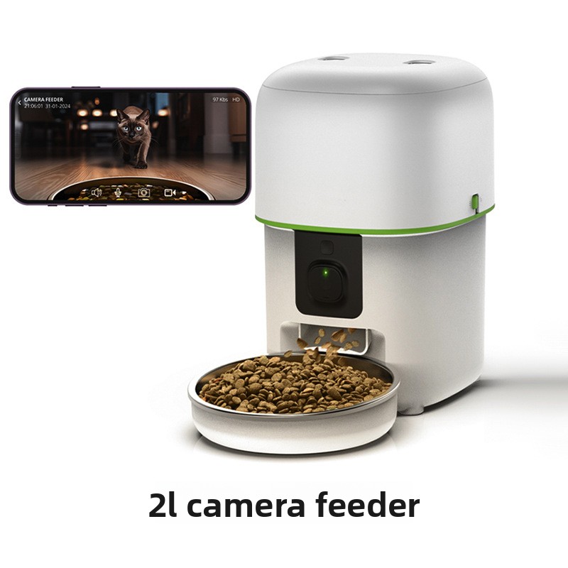 Pet Automatic Smart Remote Video Control Cat Dog Timed and Quantitative Feeding Machine Cross-border Hot Sale