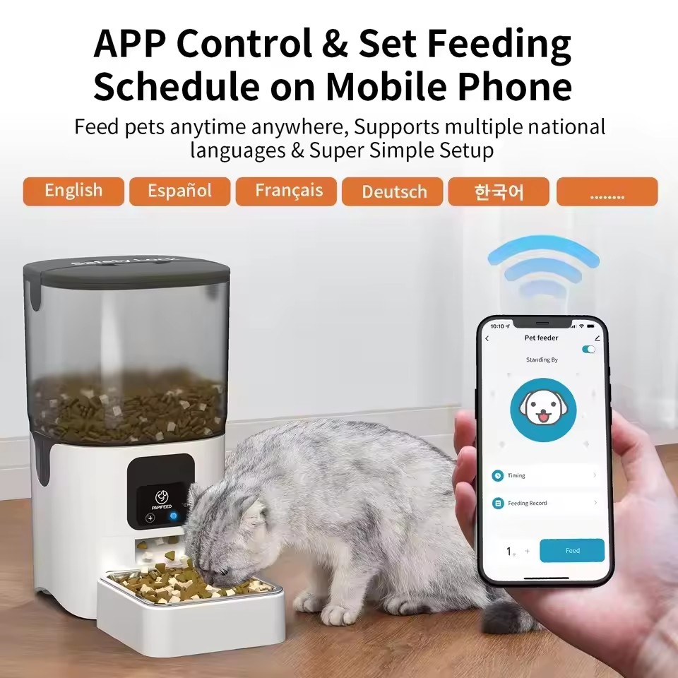 The Essential Pet Automatic Feeder Lazy People Easily Take Care of Your Pet and Say Goodbye Hassle of Regular Feeding Schedules