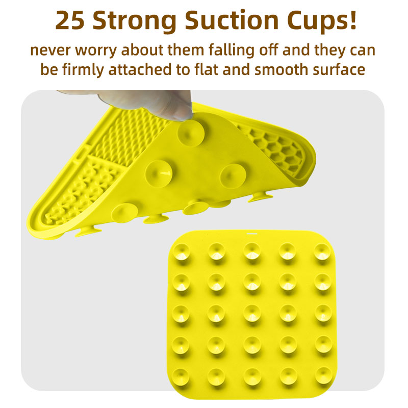 New Arrival Custom Logo Food Grade Silicone Dog Lick Mat Dog Feeder Bowl LAccessory To Slow Down Pet's Eating For Small Animals