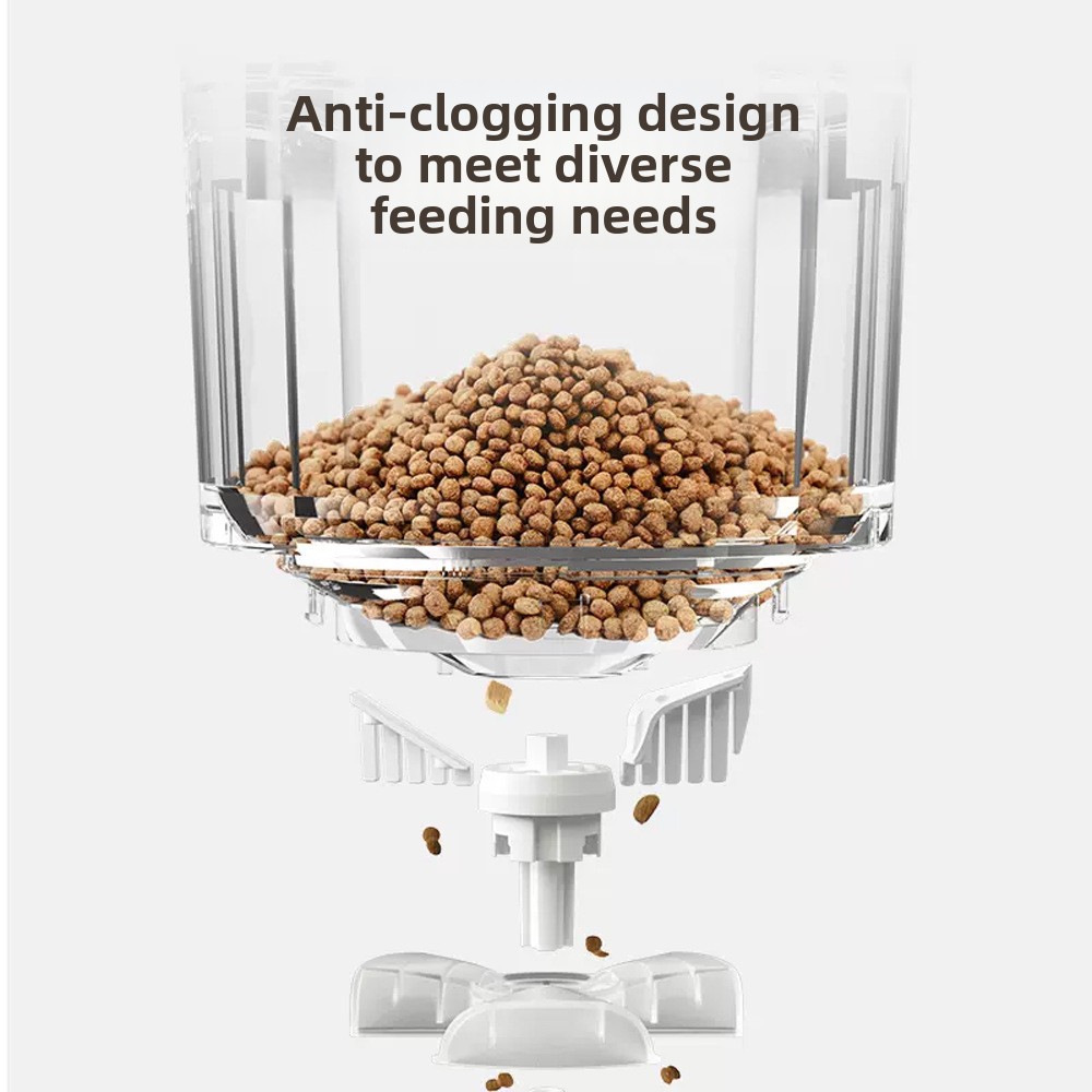 Smart Pet Feeder with Timed Feeding and Voice Prompts 4L Large-Capacity Automatic for Dogs and Cats
