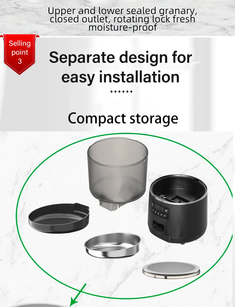 Easy disassembly and cleaning