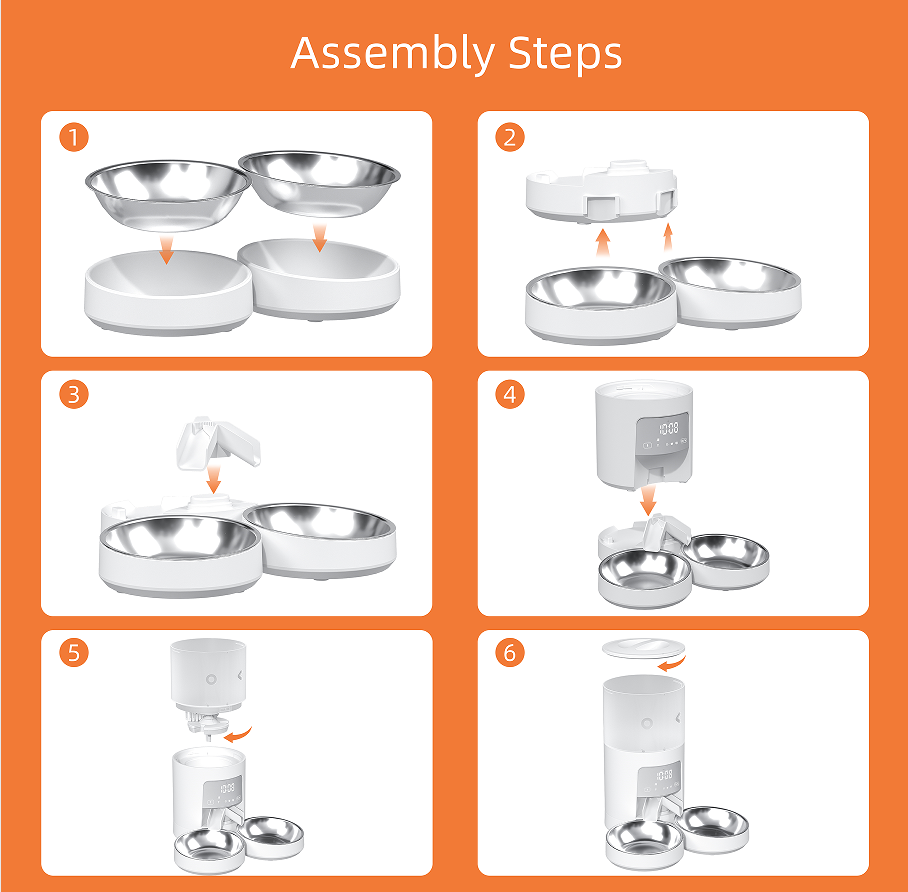 WIFI Automatic pet feeder structure