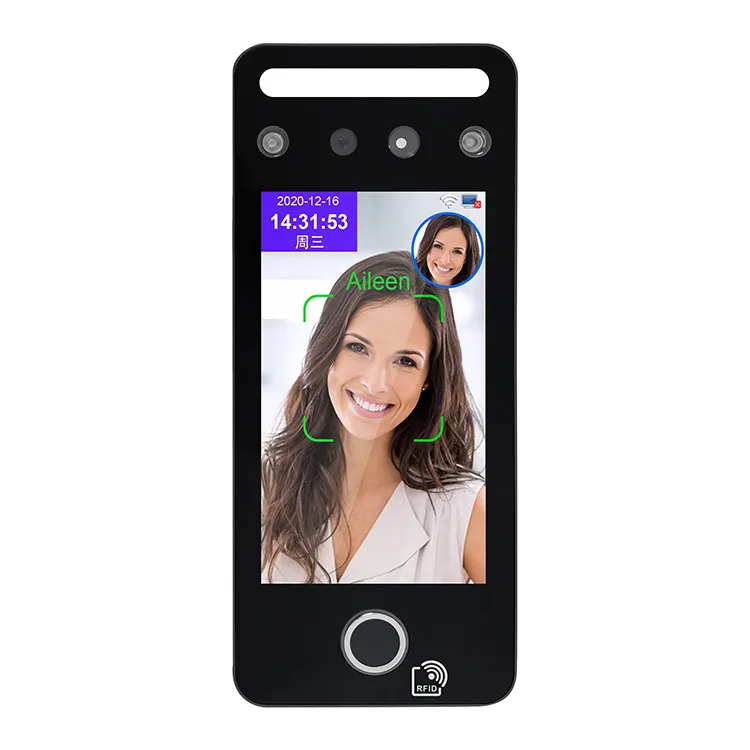 Qr Code RFID Face Recognition Attendance Access Control System