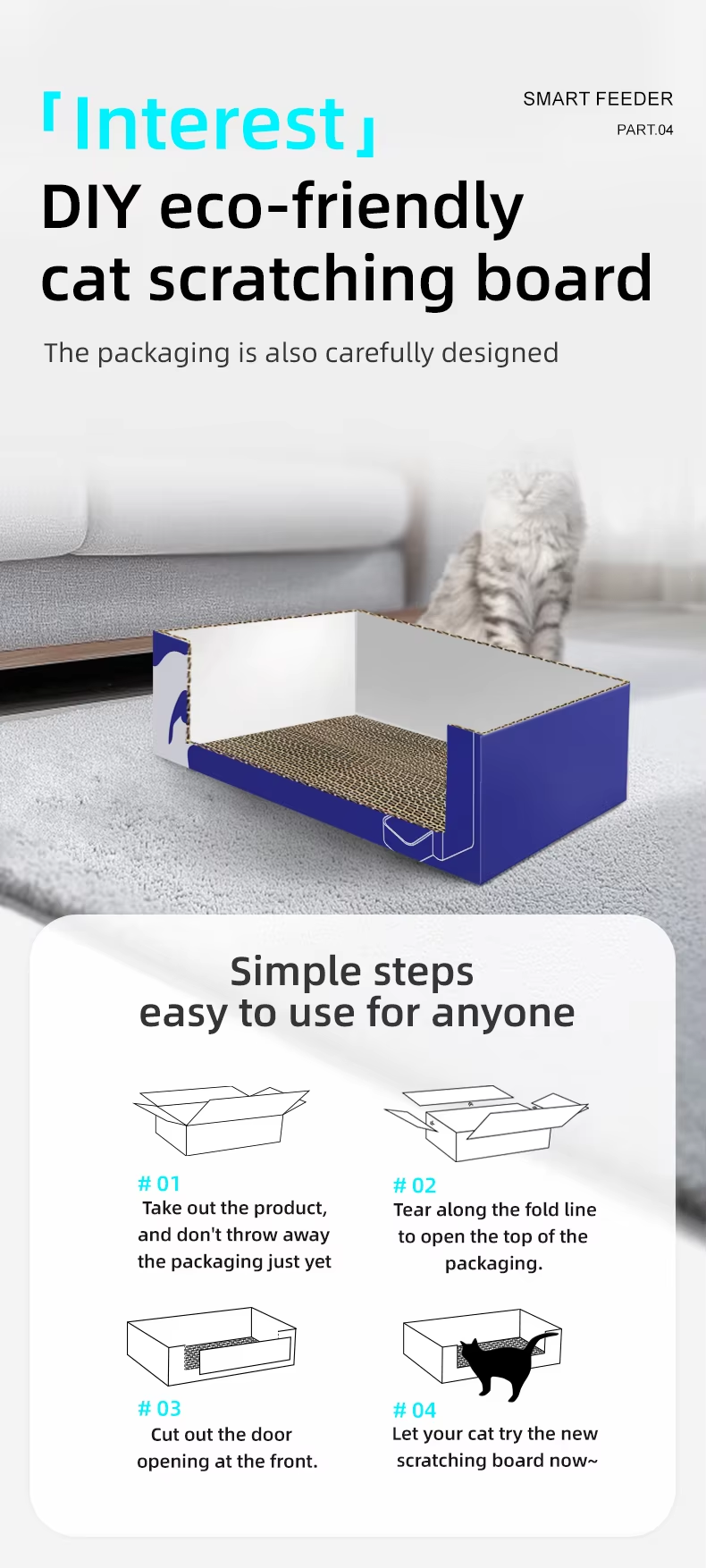 Pet Feeder Packaging View