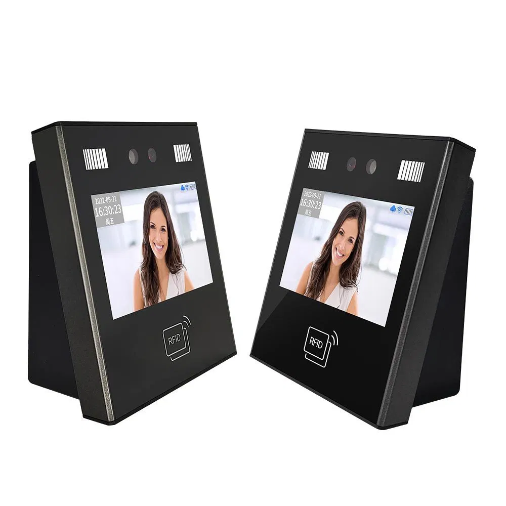 Backup Battery Optional Cloud Software Biometric Ai Face Recognition RFID Time Attendance System