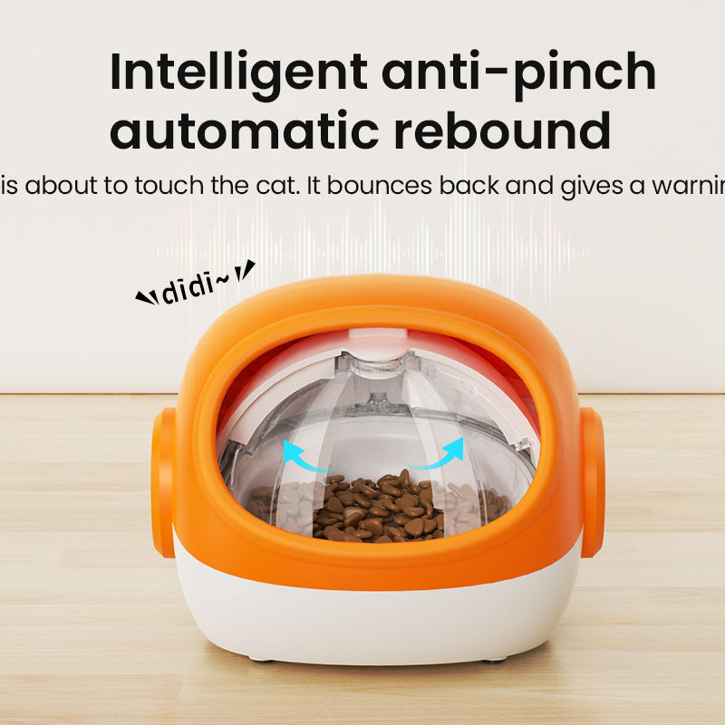 OEM/ODM Anti-snatch Chip Recognition Multi-cat Automatic Feeder Timing Remote Control Pet Cat Food Feeding