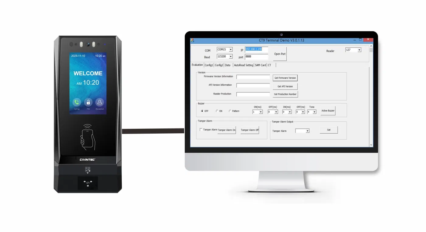 WiFi 4G LTE Cloud Remote Real-time Monitoring Facial Recognition Time Attendance System RFID NFC Employee TimeKeeping