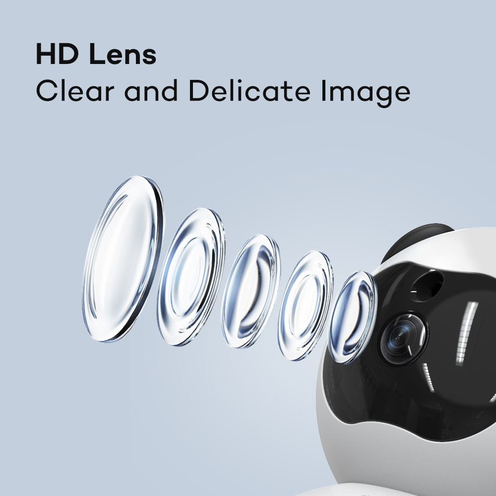 New 6 Inch Display 720P Night Vision Lullabies 2.4GHz Wireless Audio Video Temperature Feeding Timer Baby Camera Monitor No WiFi