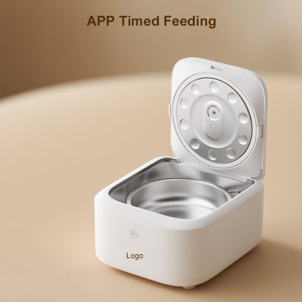 2025 New Product Pre-sale: Automatic Smart Wet Food Feeder for Cats and Dogs with Refrigeration and Heating Functions