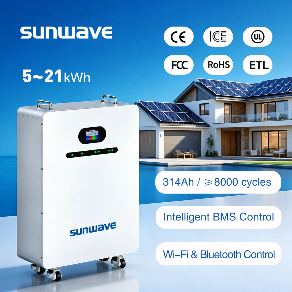 Home ESS Emergency Backup Home Emergency Backup Solar Power System 51.2V 100Ah Battery Pack for Residential Energy Security