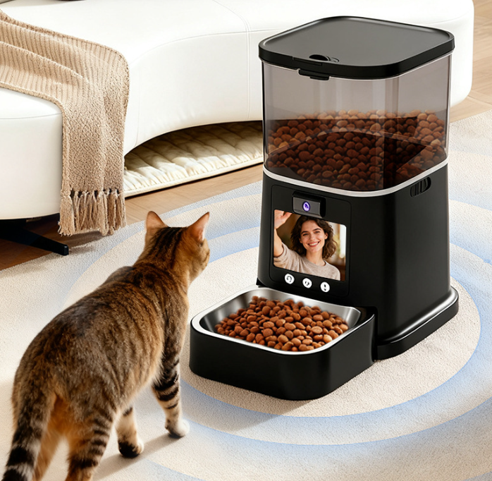 Popular Pet Supplies App Remote Control Voice Recording Custom Feeding Plan Suitable Wifi Smart Pet Feeder For Multi Pet Family