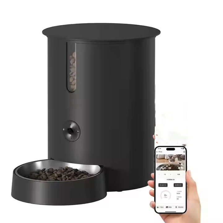 OEM Automatic Pet Feeder Set Durable Plastic Auto Food and Water Dispenser with Leak Proof Feature