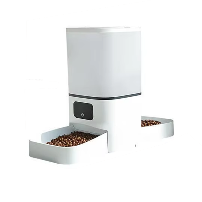 Remote Monitoring Customizable Meal Plans Low Power Automatic Plastic Pet Feeder for Dogs Cats Busy Pet Parents Indoor Home Use