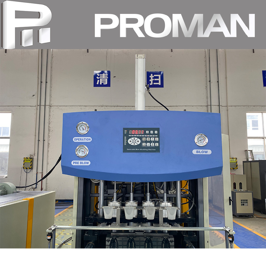 Auto Preform Loading 4 Cavities Hand Feeding Pet Plastic Water Bottle Blowing Molding Making System