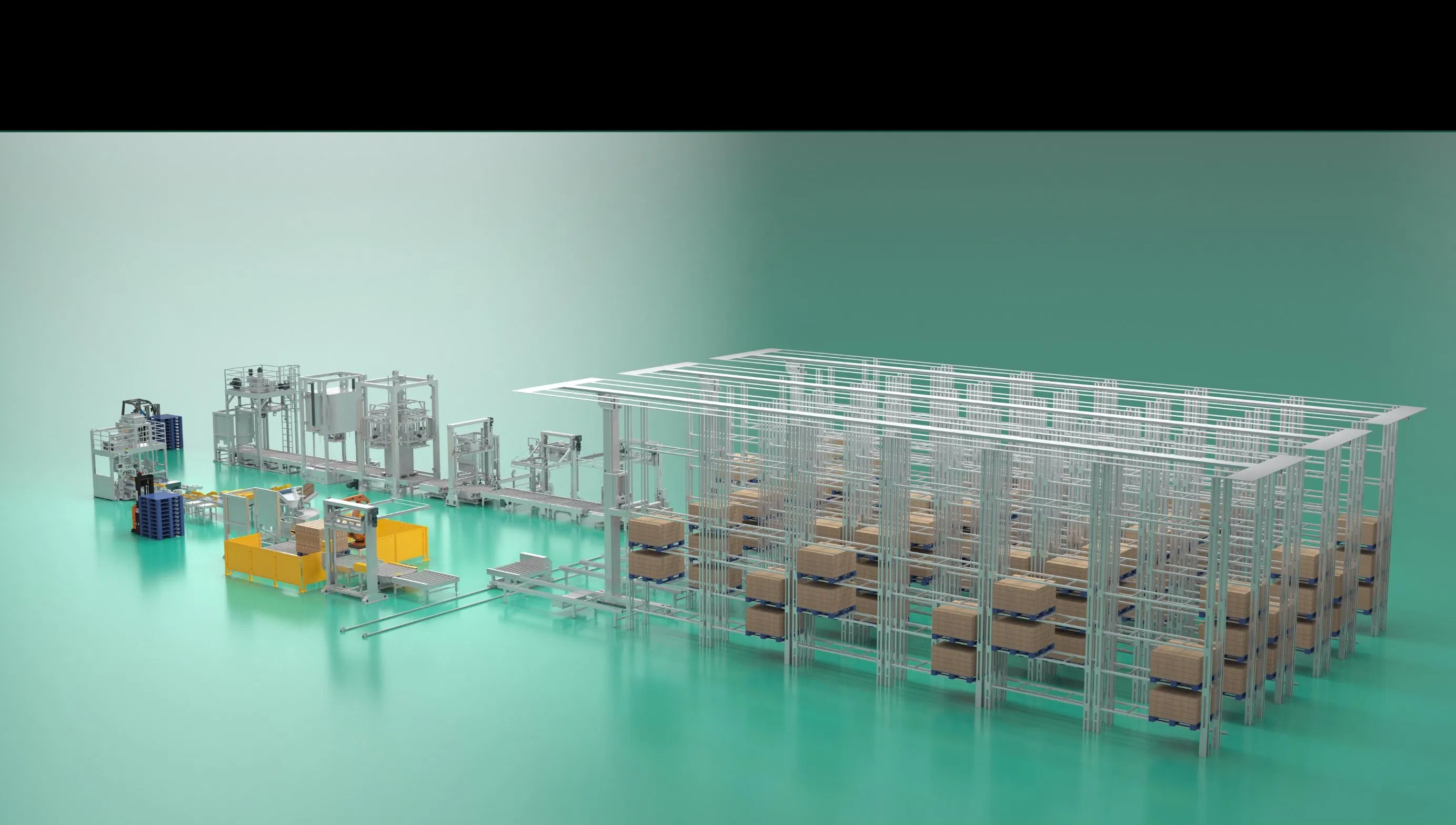 High-Speed Automatic Packing System for Large Bags and Products