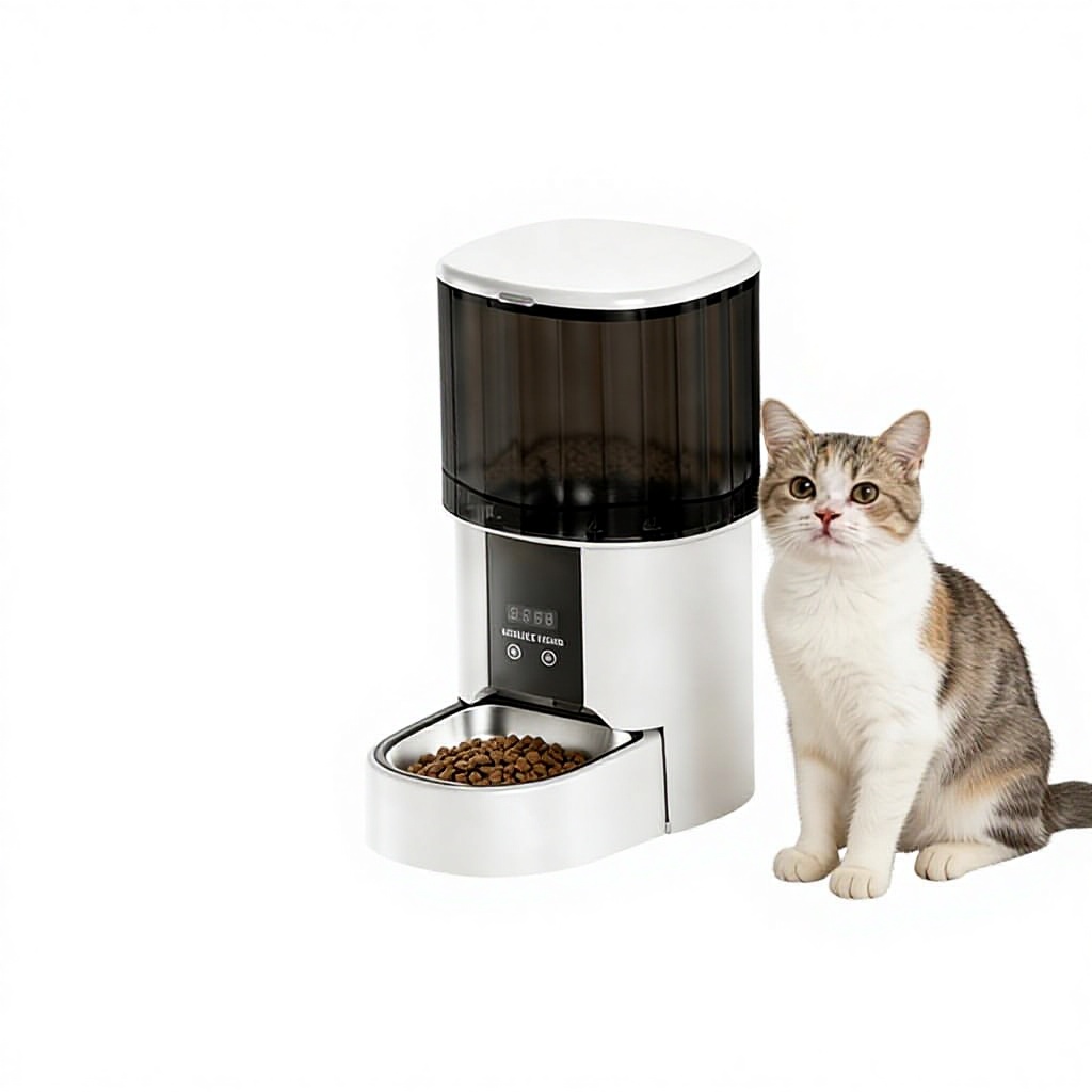Factory Wholesale Timed Quantitative Smart ABS Feeder Remote Control for Dogs Pets Cats