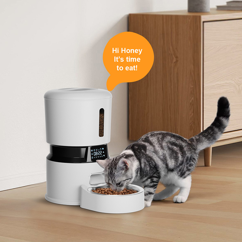 2024 New Brand Automatic Smart Pet Feeder Modern Style Bowl Dispenser with Schedule Feeding for Cats and Dogs