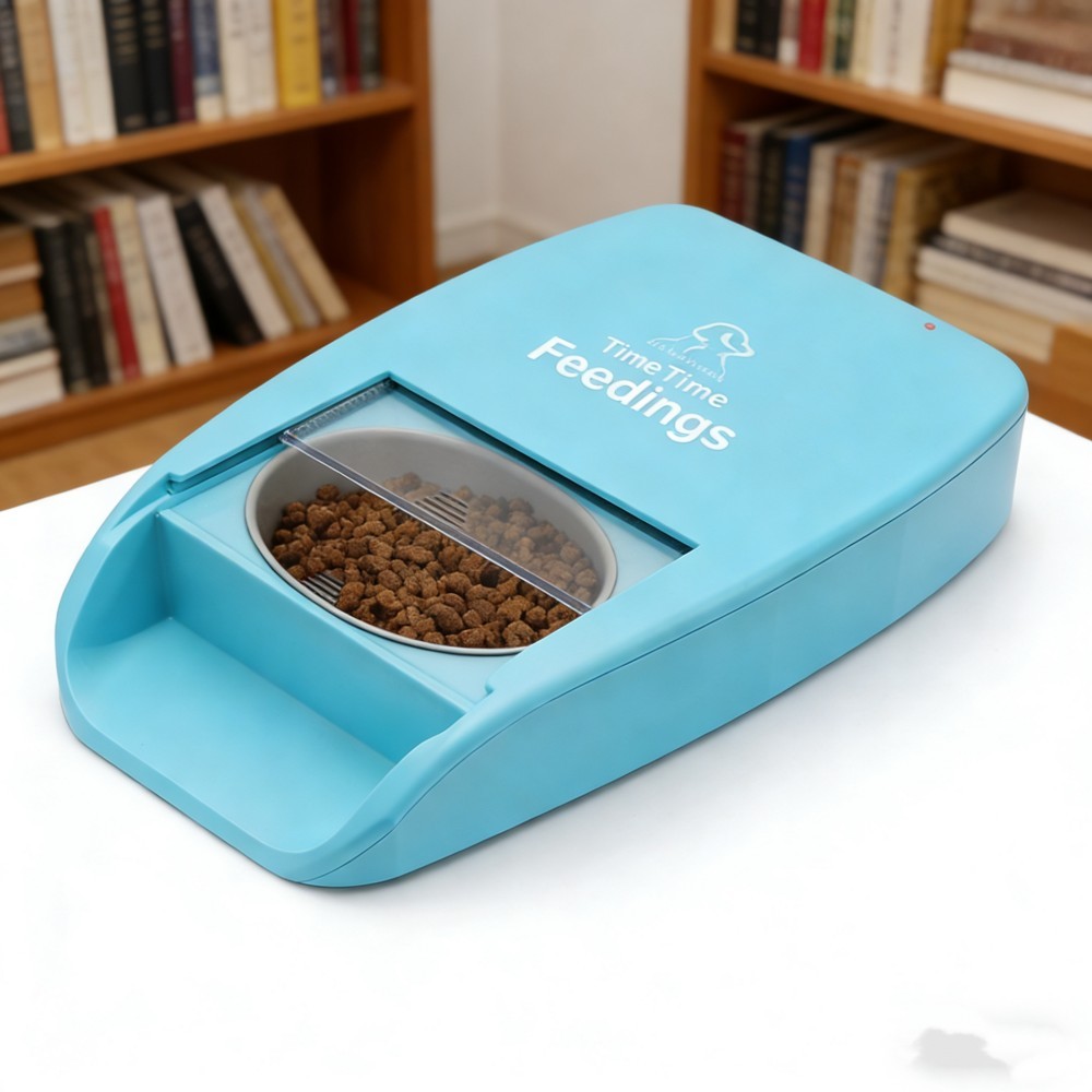 Smart Automatic Pet Feeder with Remote Control, Scheduled Feeding, and AI Technology for Cats and Dogs