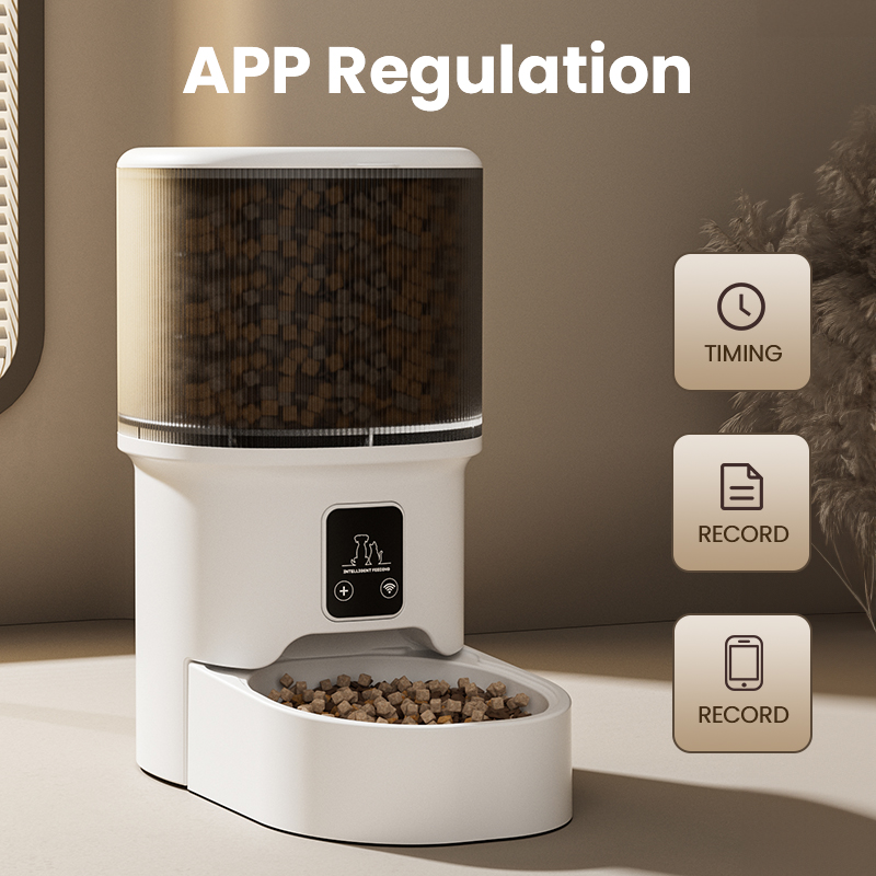 Factory Supply App Custom Feeding Schedule Anti Block Fresh Storage Detachable Bowl Smart Wifi Pet Food Dispenser for Pet