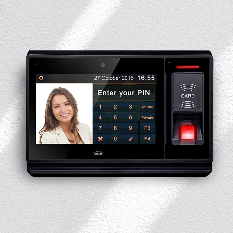 Customer Programmable Android Biometric Recognition Time Attendance System with WiFi 4G GPRS RFID Reader